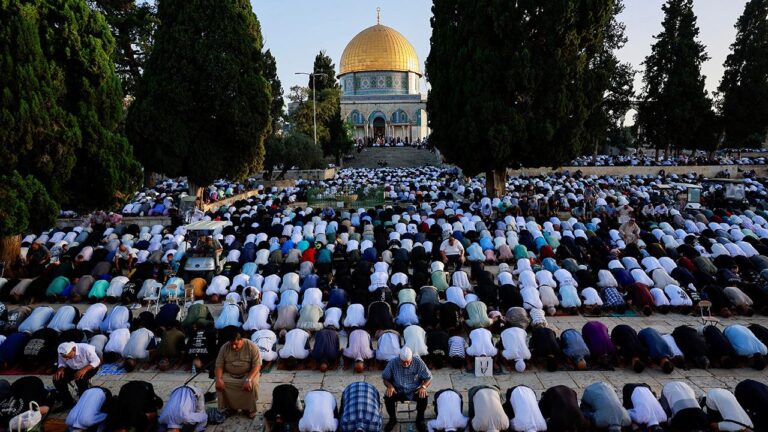 Mescid-i Aksa’da bayram namazı – Son Dakika Haberleri