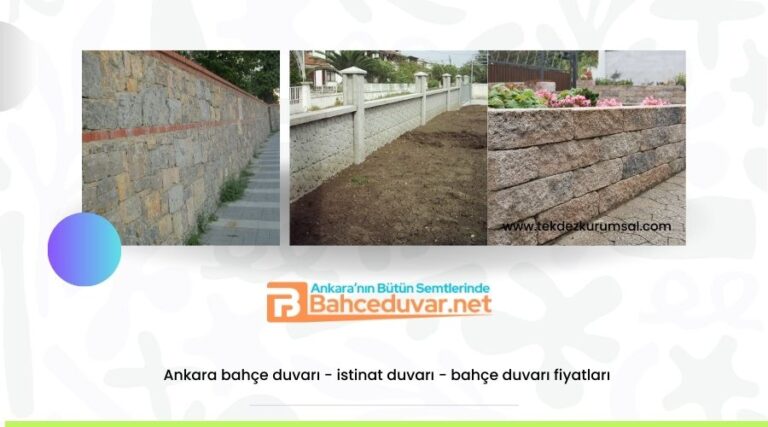 Beton Bahçe Duvarı Ankara – Dayanıklılığın ve Estetiğin Buluştuğu Nokta