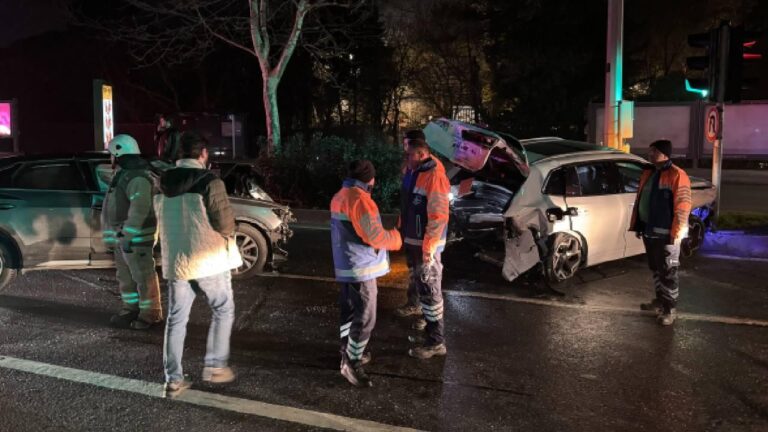 Saruyer'de Zincir Trafik Kazası: 3 Yaralı